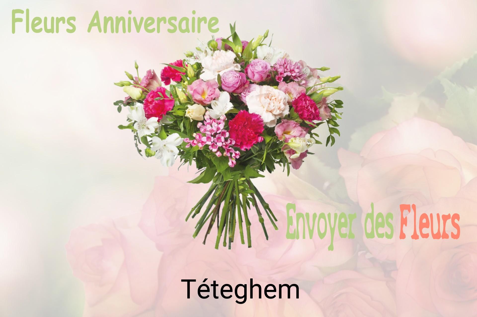 Bouquet de fleurs d’anniversaire livré à Téteghem